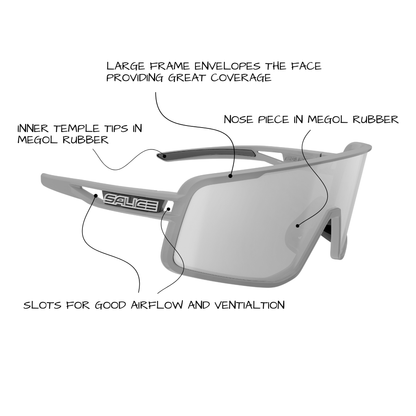 Salice Model 022RW Sports Sunglasses