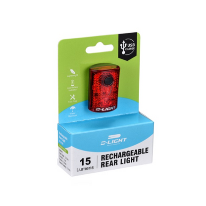 D-Light CG-211R Rechargeable Bicycle Rear Light